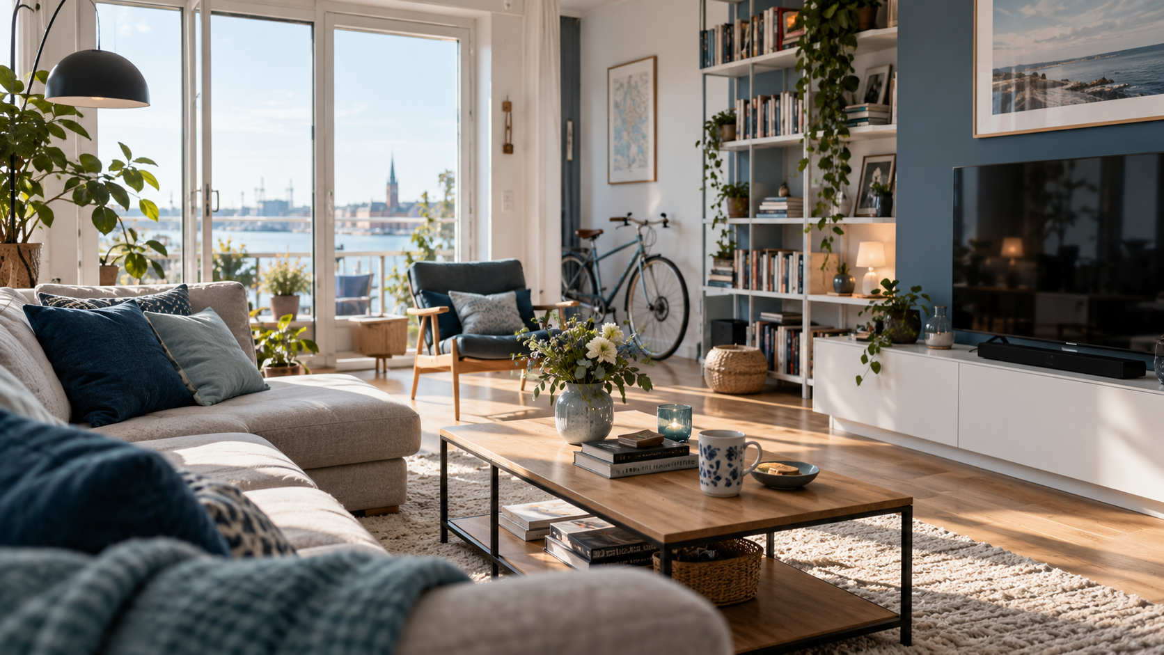 Hausrat in einem modern und persönlich eingerichteten Zuhause